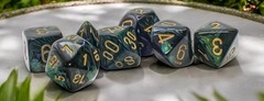 7-Die Set Mega-Hedrals Scarab: Jade/Gold CHX22415